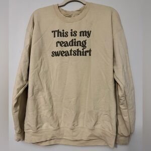 Bookish Themed Sweatshirt